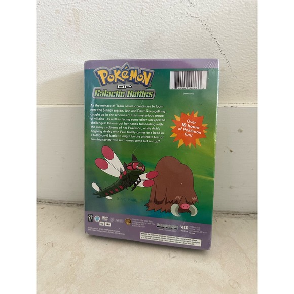 Pokemon DP galactic Battles dvd sealed new - Picture 2 of 5